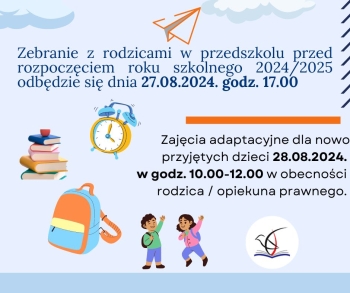 Zebranie w przedszkolu przed rozpoczęciem roku sxkolnego admission (1)