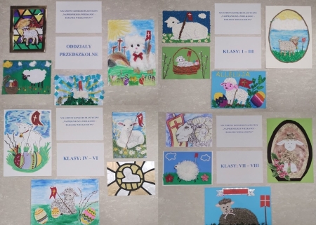 XIX FINAŁ GMINNEGO KONKURSU PLASTYCZNEGO „NAJPIĘKNIEJSZA WIELKANOC – BARANEK WIELKANOCNY”