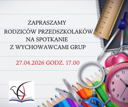 SPOTKANIE Z RODZICAMI PRZEDSZKOLAKÓW