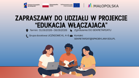 PROJEKT ''EDUKACJA WŁĄCZAJĄCA''- REKRUTACJA